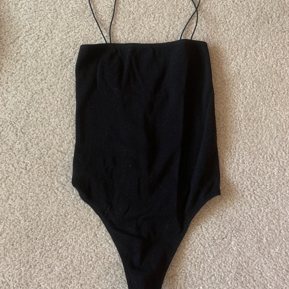 PacSun Basics Black Bodysuit